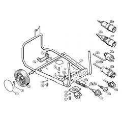 Genuine Stihl RE530 W / Q - Chassis