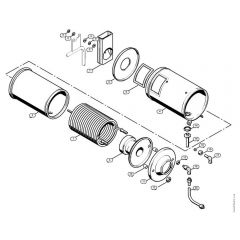 Genuine Stihl RE550 W / F - Heat exchanger