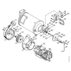 Genuine Stihl RE550 W / G - Burner