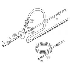 Genuine Stihl RE551 PLUS / AB - Pipe cleaning kit, Wet sand jet-stream kit