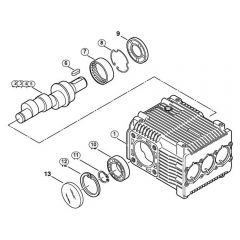 Genuine Stihl RE551 PLUS / C - Pump, cam