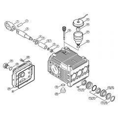 Genuine Stihl RE551 PLUS / D - Pump, piston