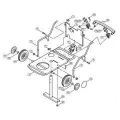 Genuine Stihl RE551 PLUS / H - Chassis