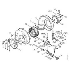 Genuine Stihl RE551 PLUS / N - Burner