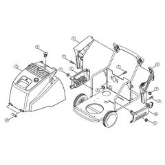 Genuine Stihl RE551 PLUS / U - Machine cover, Cover