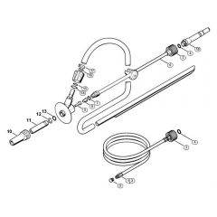 Genuine Stihl RE581 / AC - Pipe cleaning kit, Wet sand jet-stream kit (40.2009)