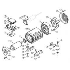 Genuine Stihl RE581 / B - Electric motor RE 551 PLUS, 581