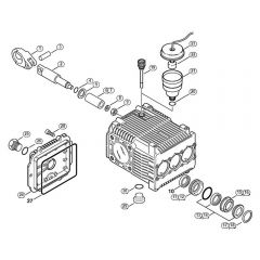 Genuine Stihl RE581 / D - Pump, piston