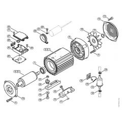 Genuine Stihl RE581 PLUS / B - Electric motor RE 551 PLUS, 581