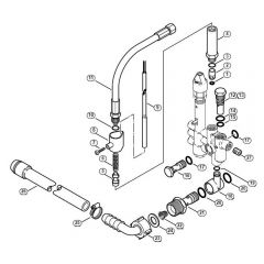Genuine Stihl RE581 PLUS / G - Regulation valve block, Safety valve