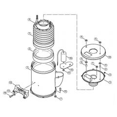 Genuine Stihl RE581 PLUS / K - Heat exchanger