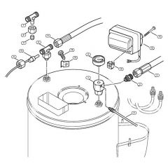 Genuine Stihl RE581 PLUS / M - Heat exchanger, ignition transformer