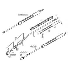 Genuine Stihl RE581 / Y - Spray lance/wand, Rotary nozzle