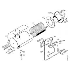 Genuine Stihl RE600 W / F - Heat exchanger