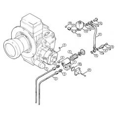 Genuine Stihl RE600 W / H - Fuel pump