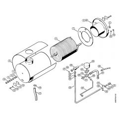 Genuine Stihl RE630 W / F - Heat exchanger