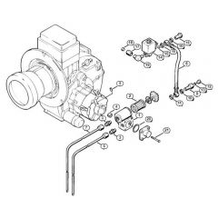 Genuine Stihl RE630 W / H - Fuel pump