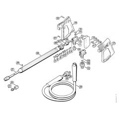 Genuine Stihl RE630 W / O - Spray gun, Spray lance/wand