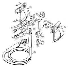 Genuine Stihl RE640 W / AA - Spray gun