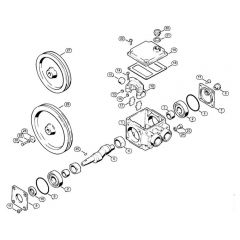 Genuine Stihl RE640 W / D - Pump housing  X 22 947 954 (36.95)