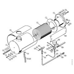 Genuine Stihl RE640 W / M - Heat exchanger X 35 800 836