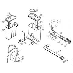 Genuine Stihl RE640 W / W - Water tank X 35 800 836, X 22 947 954 (36.95)