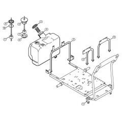 Genuine Stihl RE640 W / Y - Chassis  X 35 800 836,  X 22 947 954 (36.95)