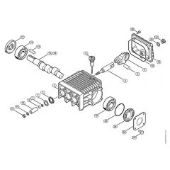 Genuine Stihl RE660 W / B - Pump housing