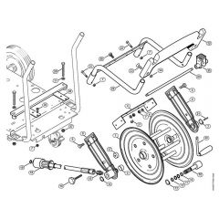 Genuine Stihl RE660 W / T - Hose reel