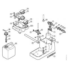 Genuine Stihl RE661 / H - Water tank