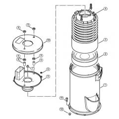 Genuine Stihl RE661 / J - Heat exchanger