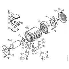 Genuine Stihl RE661 PLUS / A - Electric motor