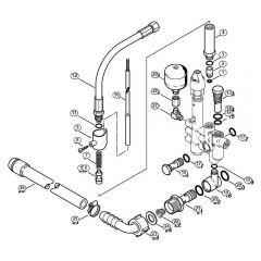 Genuine Stihl RE661 PLUS / F - Regulation valve block, Safety valve