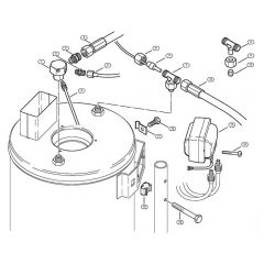 Genuine Stihl RE661 PLUS / L - Heat exchanger, ignition transformer