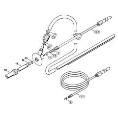 Genuine Stihl RE661 PLUS / Z - Pipe cleaning kit, Wet sand jet-stream kit