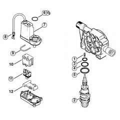 Genuine Stihl RE700 K / D - Kit Auto-Stop RE 800