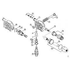 Genuine Stihl RE800 KM / C - Pump housing