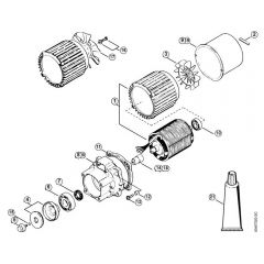 Genuine Stihl RE800 KM / F - Electric motor 110V/60Hz