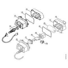 Genuine Stihl RE800 KM / G - Switch housing