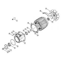 Genuine Stihl RE820 KM / F - Electric motor 110V