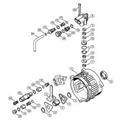 Genuine Stihl RE840 W / C - Pump housing