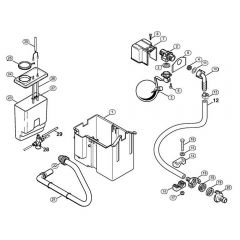 Genuine Stihl RE840 W / V - Water tank
