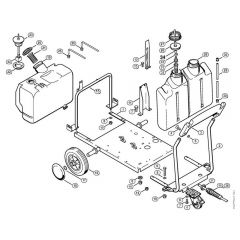 Genuine Stihl RE840 W / X - Chassis