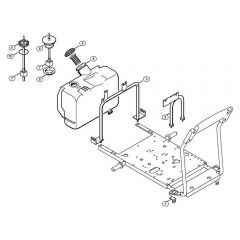 Genuine Stihl RE840 W / Y - Chassis