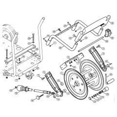 Genuine Stihl RE880 W / T - Hose reel