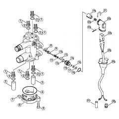 Genuine Stihl RE900 KM / D - Valve block