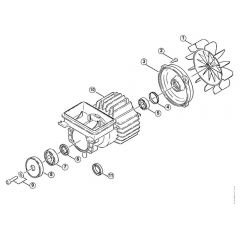 Genuine Stihl RE900 KM / G - Electric motor