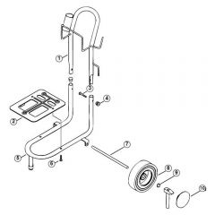 Genuine Stihl RE900 KM / K - Chassis