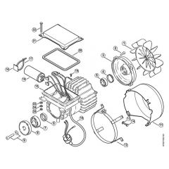 Genuine Stihl RE920 KM / E - Electric motor