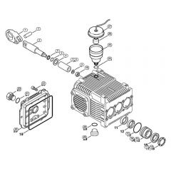 Genuine Stihl RE961 PLUS / C - Pump, piston